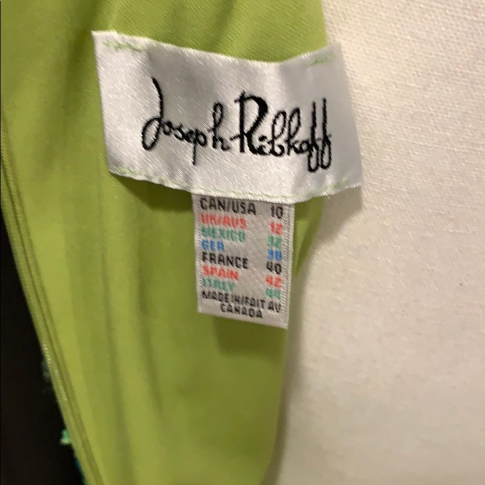 Joseph Ribkoff Ruffle Halter Dress - Picture 4 of 4